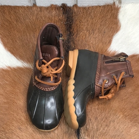 Sperry salt water boots boys size 10 - Picture 2 of 9